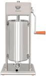 Beeketal 'BT015' Edelstahl Industrie Wurstf&uuml;llmaschine (15 L Volumen) Profi