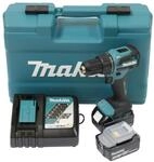 Makita DHP490RFX3 Akku-Schlagbohrschrauber 18V / 3,0 Ah, 2 Akkus + Ladeger&auml;t im