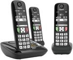 Gigaset A735A Trio - draadloze telefoon met antwoordapparaat - duidelijk scherm...