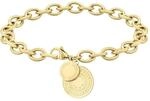 Liebeskind Berlin Armband mit Anh&auml;nger aus Edelstahl (Gold), 20 cm
