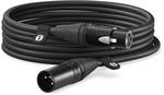 R&Oslash;DE XLR-6 Hochwertiges XLR-Kabel (6 m, schwarz)