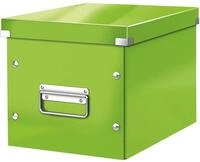 Leitz Click & Store Aufbewahrungsbox mit Deckel Mittel-Gro&szlig;, W&uuml;rfelbox f&uuml;r Regale