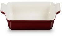 Le Creuset Rechteckige Auflaufform Tradition aus Steinzeug, 19 cm, 1.1 Liter,...