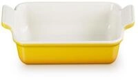 Le Creuset Rechteckige Auflaufform Tradition aus Steinzeug, 19 cm, 1.1 Liter, Nectar,