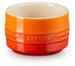 Le Creuset Stapelbares F&ouml;rmchen aus Steinzeug, 200 ml, Ofenrot, 70403200900099