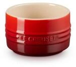 Le Creuset Stapelbares F&ouml;rmchen aus Steinzeug, 200 ml, Kirschrot, 70403200600099