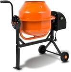 EBERTH 65L Betonmischer Elektrisch Mobil, 220W Motor, Gestell, Trommel und Zahnkranz