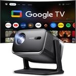 Aurzen Boom Mini 4-in-1 Smart Beamer mit Google TV, 4K Unterst&uuml;tzt Heimkino &