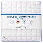 PROCAVE TopCool Sommer-Bettdecke 155x200 cm, atmungsaktiv & k&uuml;hlend