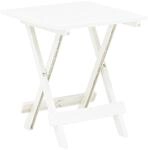 Quadratischer Camping-Klapptisch, Made in Italy, 44x50x44 cm, wei&szlig;e Farbe