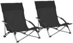 vidaXL 2X Strandstuhl Klappbar Gartenstuhl Campingstuhl Faltstuhl Stuhl Klappstuhl