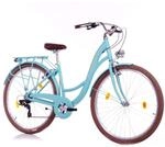 City Bike Bella 2 &ndash; 28 inch Ladies Dutch Bike with Shimano 7-Speed (t&uuml;rkis)