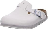 Birkenstock Clog Boston Super Grip, Naturleder, wei&szlig;, Weite normal, Gr&ouml;&szlig;e 40