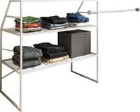 VCM Metall Kleiderschrank |offener Schrank | begehbarer |Dachschr&auml;gen Regal | Ma&szlig;e