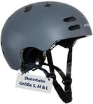 Hudora Allround Graphit Helm, Graphit, S