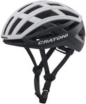 Cratoni Fahrradhelm C-Airlite wei&szlig;-schwarz matt,Gr.M/L (56-58 cm), 114203J2