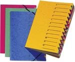 Pagna Ordnungsmappe Easy (Sammelmappe, 12 F&auml;cher, 1-12) blau, 1 St&uuml;ck