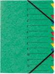 Pagna Ordnungsmappe Easy (Sammelmappe, 12 F&auml;cher, 1-12) gr&uuml;n, A4