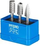 PFERD TOOLS HSS-Fr&auml;sstift Set, 3-tlg. | Zahnung 3, &Oslash; 12mm, Schaft-&oslash; 6mm |...