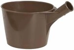 KERBL Jauchesch&ouml;pfer Braun aus Kunststoff, mit T&uuml;lle, Fassungsverm&ouml;gen 4,4 l