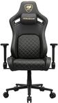 Cougar Defensor Gaming-Stuhl &ndash; PushBack &ndash; 4D klappbare Armlehne &ndash; Ges&auml;&szlig;tasche