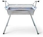 Mangal Grill Ararat Edelstahl 2mm Schaschlikgrill mit verstellbare Grillh&ouml;he