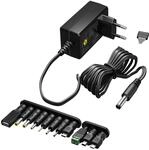 goobay 64569 Universal-Netzteil 3 V - 12 V, max. 18 W / DC Wechseladapter /