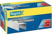 Rapid 24860100 Heftklammern 24/8+mm Super Strong, verzinkt, 5000 St&uuml;ck
