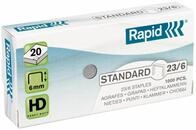Rapid Heftklammern (23/6 mm, Standard, verzinkt) 1000 St&uuml;ck