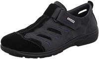 Rohde Herren Rostock Hausschuh, Schwarz, 43 EU XX-Weit