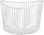 blomus Aufbewahrungskorb -MODO- | Wei&szlig; | 32L x 32B x 23H cm | Gitterkorb | Dekokorb