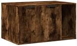 vidaXL Katzenklo Schrank, Katzenschrank Katzentoilette, Beistelltisch Katzenhaus,