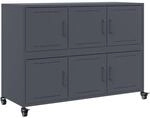 vidaXL Sideboard, Kommode mit Stauraum Rollen, Beistellschrank f&uuml;r Wohnzimmer