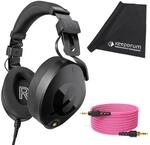 Rode NTH-100 Studio-Kopfh&ouml;rer + 2,4m Kabel Pink + keepdrum Tuch