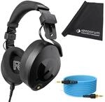 Rode NTH-100 Studio-Kopfh&ouml;rer + 2,4m Kabel Blau + keepdrum Tuch