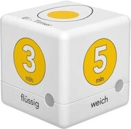 TFA Dostmann Cube Digitaler Eier-Timer, 38.2041.07, Eierwecker, K&uuml;chentimer