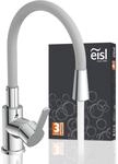 EISL Flexo Chrom/Hell Grau Flexible Sp&uuml;ltischarmatur, biegsamer Wasserhahn...