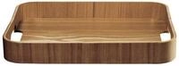 ASA Wood Rechteckiges Tablett mit Rand aus Weidenholz in der Farbe Natur, Ma&szlig;e: 35cm