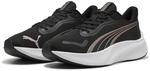 Puma Unisex Pounce LiteRoad Laufschuh, Puma Black Rose Gold, 40 EU