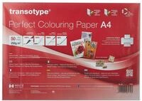 transotype Perfect Colouring Paper, Markerpapier DIN A4, 250 g/qm, 50 Blatt, f&uuml;r