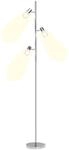 Brilliant Lampe Lea LED Standleuchte 3flg eisen/chrom | 3x LED-D45, E14, 4W