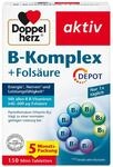 Doppelherz B-Komplex DEPOT mit Fols&auml;ure - B-Vitamine als Beitrag f&uuml;r die normale