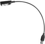 Adam Hall Stands SLED 1 USB PRO - USB Schwanenhalsleuchte mit 2 LEDs, mobile