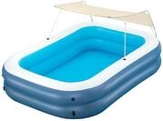 Bestway Family Pool Summer Bliss mit Sonnenschutzdach 254 x 178 x 140 cm