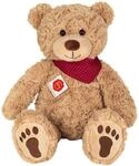 Teddy Hermann 91328 Teddy Chilly mit Halstuch 40 cm, Kuscheltier