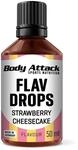 Body Attack Flav Drops&reg;, 50 ml, Strawberry-Cheesecake, Aromatropfen f&uuml;r