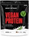 Body Attack Vegan Duo-Component Protein,1000g, Chocolate, veganes Protein aus zwei