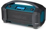 MEDION E66050 DAB+ Baustellenradio (Integrierter Akku, IP54 Schutz gegen...