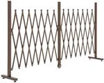 Outsunny Scherengitter Absperrgitter Scherensperre ausziehbar 52-405cm Garten...