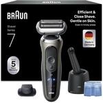Braun Series 7 Elektrorasierer Herren, Rasierapparat mit 60 Min. Akkulaufzeit, 4in1